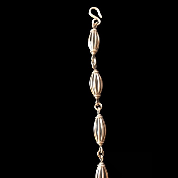- SOLD - JANE DIAZ 10k Rose Gold Pod Chain Bracelet - Picture 4 of 5